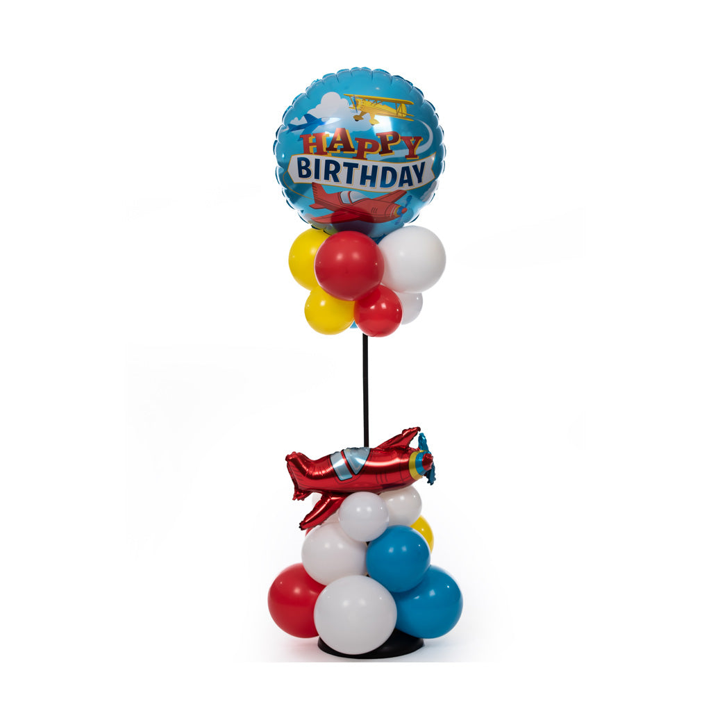 Happy birthday plane balloon (Item # CP011)